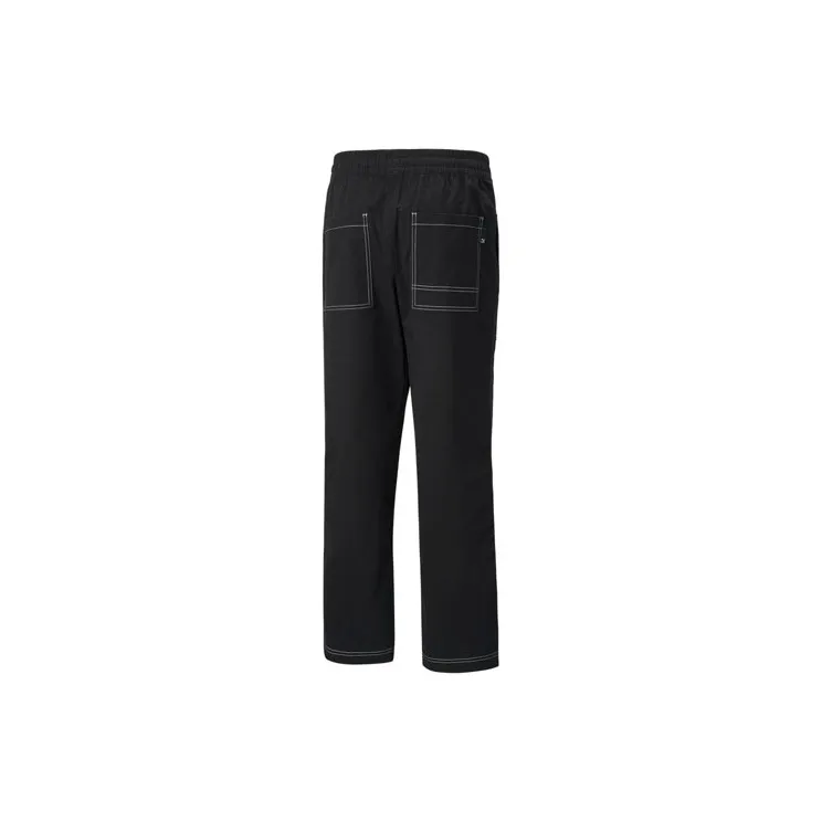 PUMA Downtown Casual Pants Men Black-1