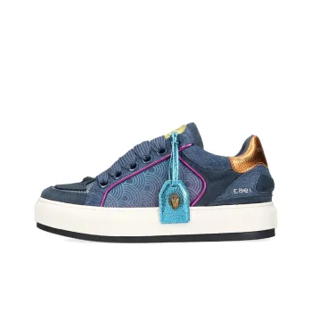 Kurt Geiger London Slip-Resistant Low-Top Skateboard Shoes Women's Blue