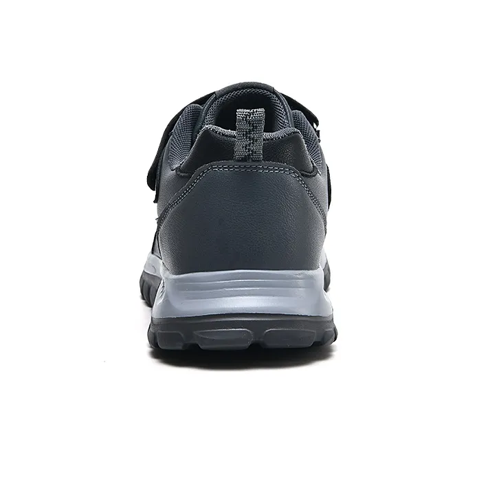 Binary Slip Resistant, Abrasion Resistant, Height Adjustable, Thermal High Top Casual Shoes Men's Dark Gray-3