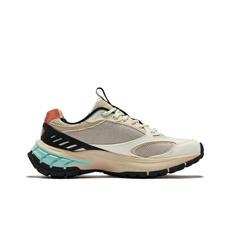Erke Goose Feather Cushioning Wear Resistant Low Top Casual Shoes Men's White-1