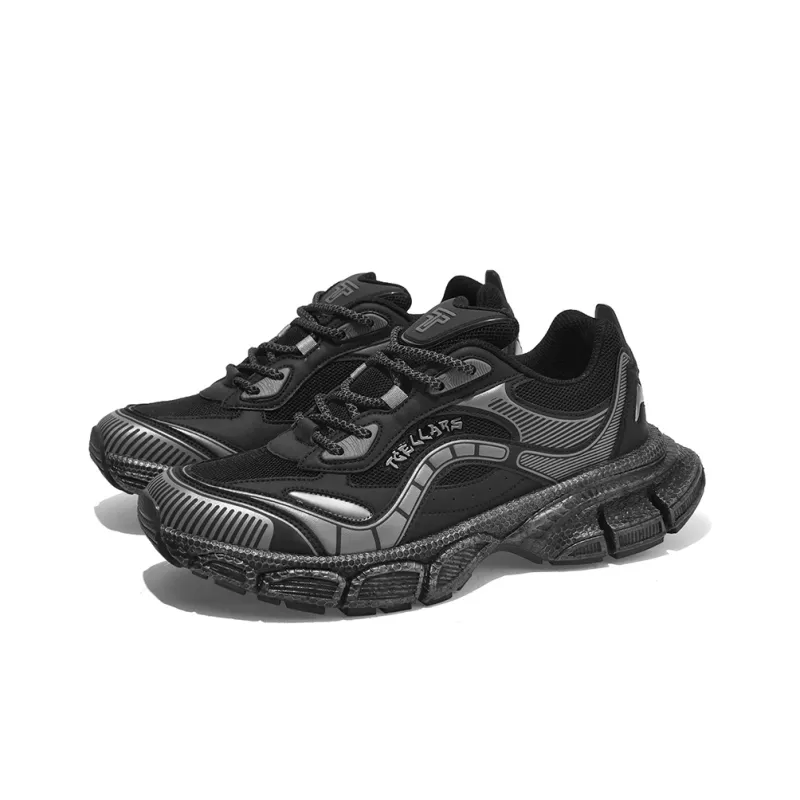 TCELLARS Cushioning Abrasion Resistant Lightweight Height Increasing Mat Low Top Chunky Sneakers Unisex-2