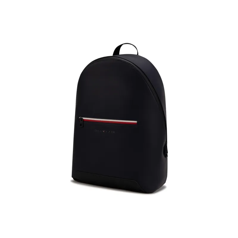 Tommy Hilfiger Artificial Leather Backpack Tubas Men's Black/Red/White-2