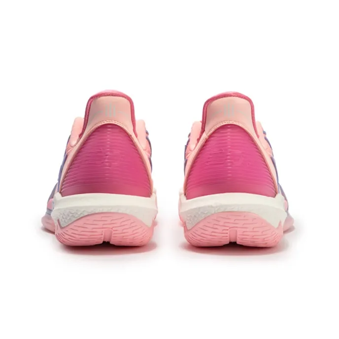361° BIG3 4.0 Quick Pro Basketball Shoes Men Low Top Fluorescent Wax Powder/Iris-3
