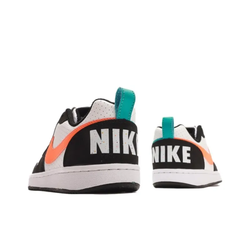Nike Court Borough Low 'Black White Orange Women's-3