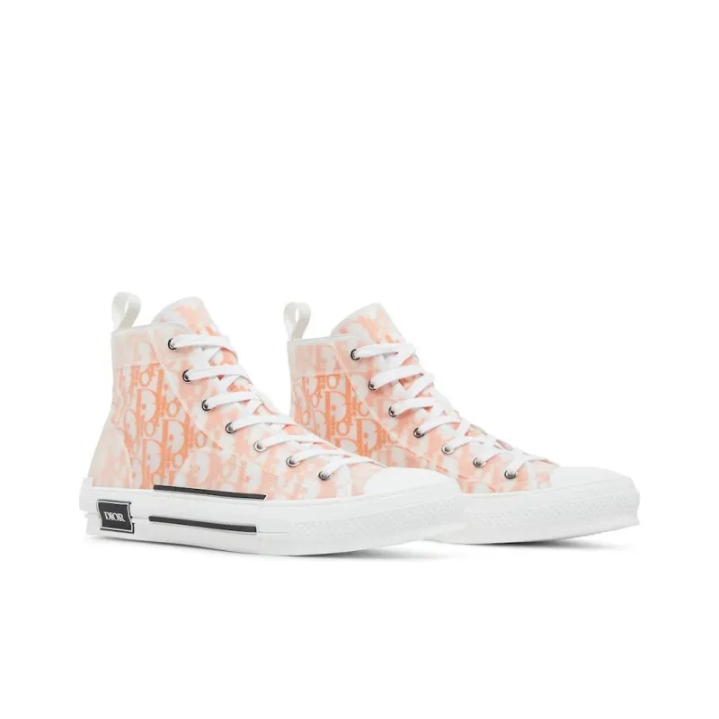 DIOR B23 High Orange Oblique Canvas-2