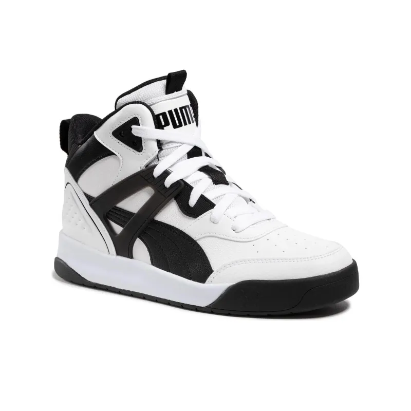 PUMA Backcourt Mid Sneakers White/Black-1