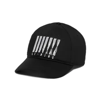 LiNing Chinese Culture Series Cotton Elastane Polyester Baseball Caps Unisex Black