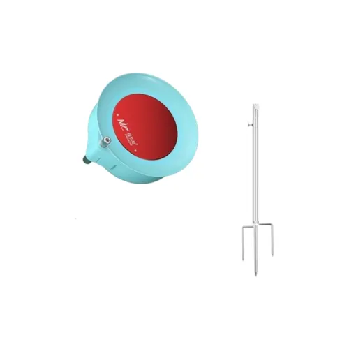 Jiadiaoni Scatter Flower Pot Fishing Box With Fishing Chair Brushed Aluminum Lure Tray Bait Tray With Ground Insert