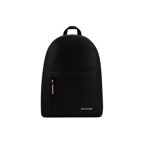 Tommy Hilfiger Artificial Leather Backpack Large Size Men's Black