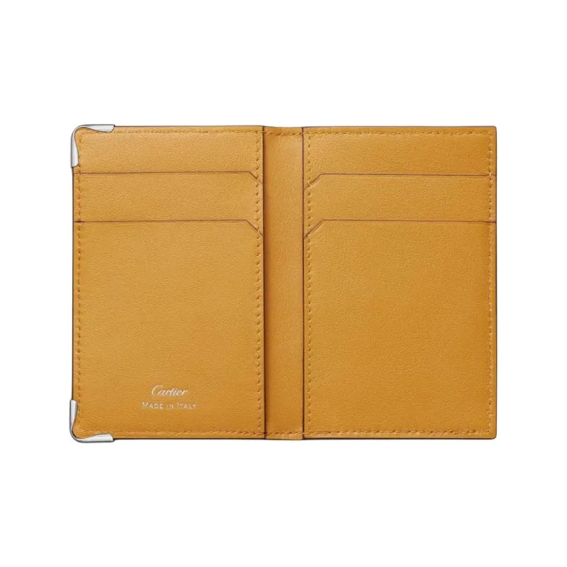 CARTIER Must De Cartier Calfskin Wallet Women's Terracotta-2