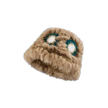 Yamaichi Maru Rabbit Fur Beanies Women's
