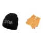 Black Hats & Caps+Yellow Gloves