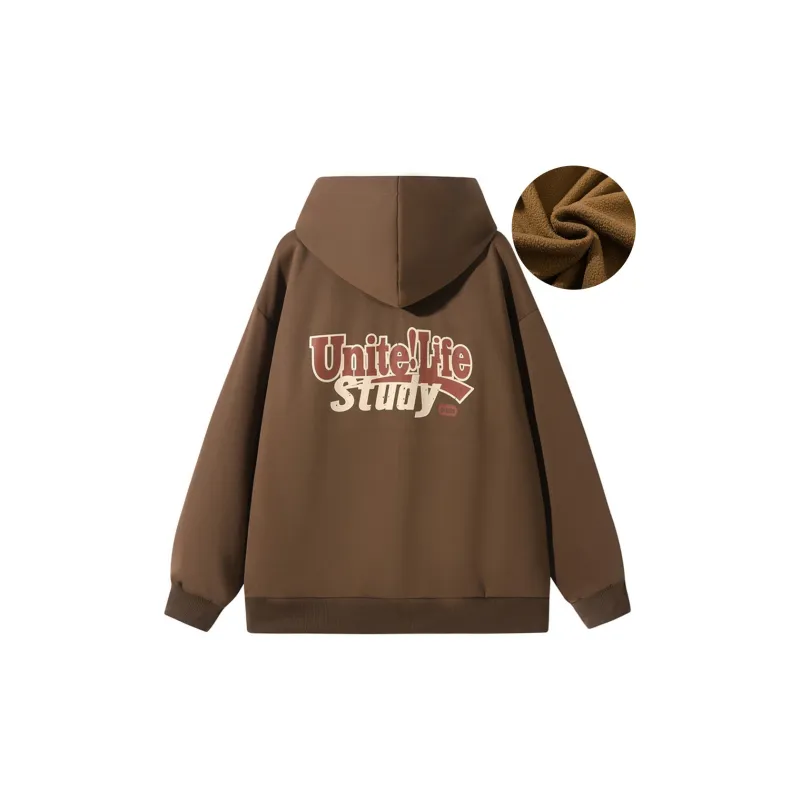 Unite Life HOODS Fall And Winter Sweatshirt Coat Unisex-25