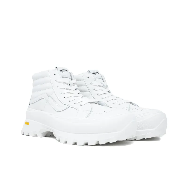 Sk8 Vans Hi Vibram Lx 'True White'-2
