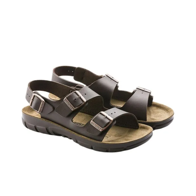 Birkenstock Beach Sandals Women's Brown Narrow Fit-3