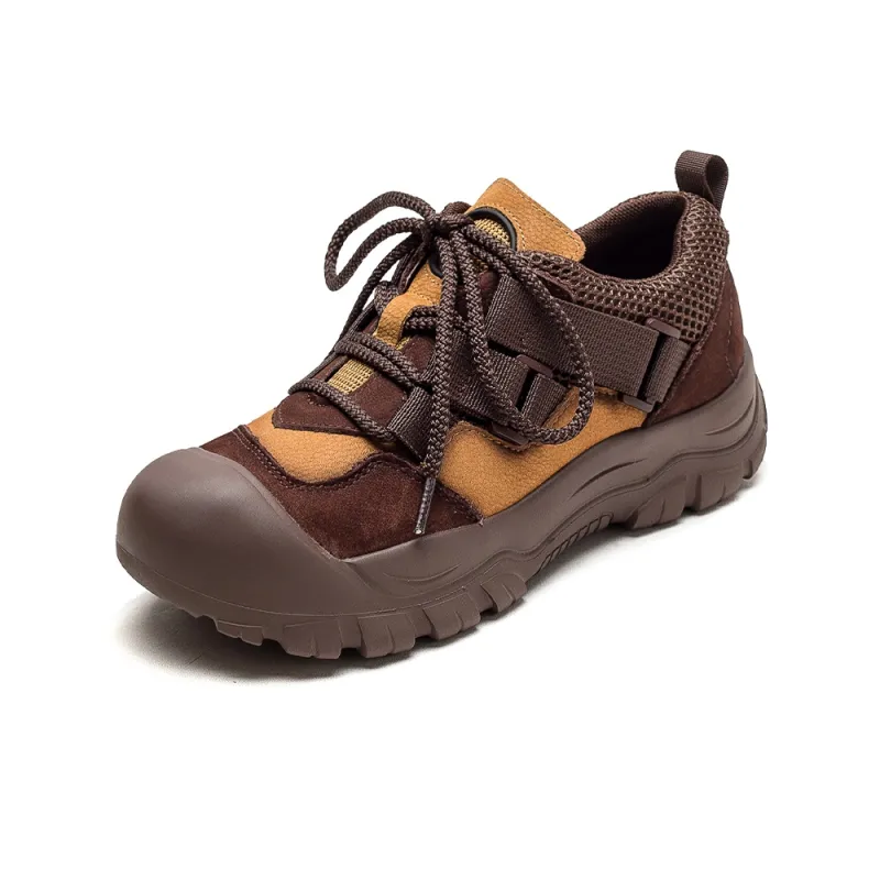 MATA Anti-Slip And Wear-Resistant Lightweight Height Increasing Low-Top Chunky Sneakers Women's-1