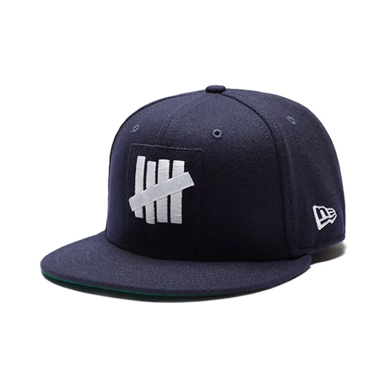 UNDEFEATED Sheep Wool Viscose Baseball Caps Unisex Blue/Gray-0
