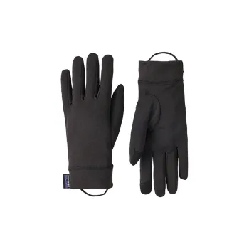 Patagonia Knit Gloves Unisex Black/Turquoise