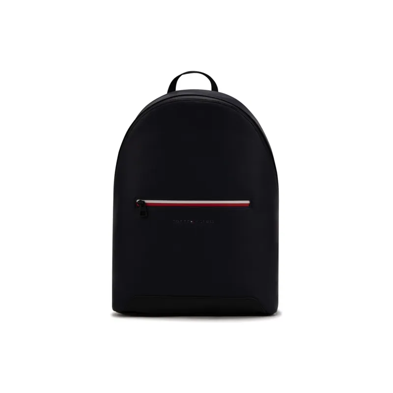 Tommy Hilfiger Artificial Leather Backpack Tubas Men's Black/Red/White-0