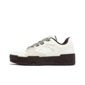 361° Slip Resistant Low Top Skateboard Shoes Men's White Black