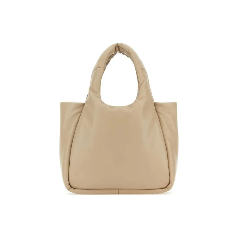 PRADA Lambskin Handbag Women's Light Brown-2