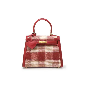 UNITE STAR Artificial Leather Fashionable Versatile Crossbody Handbag Medium Size Women's Red