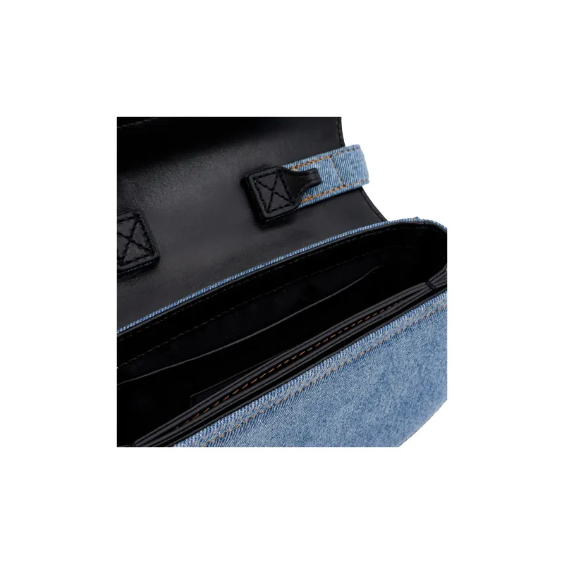 DIESEL Denim Handbag, Shoulder Bag Women's Blue-3