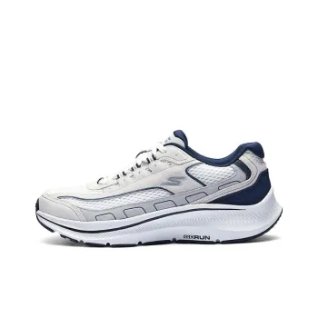 Skechers Low Top Casual Running Shoes Men's White Blue