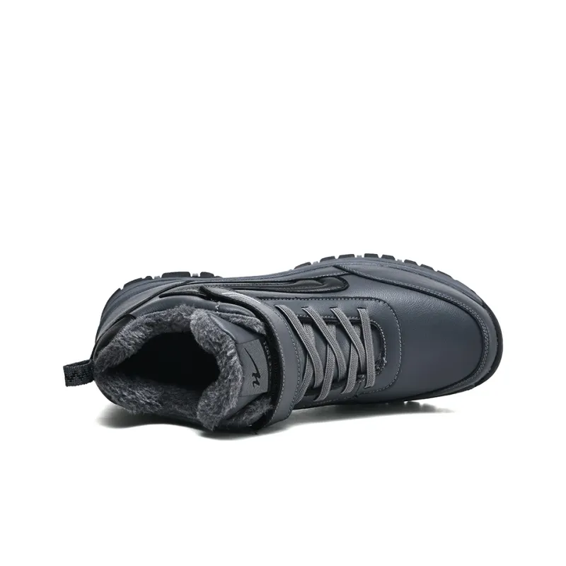 Binary High Top Casual Shoes Men's Dark Gray-2