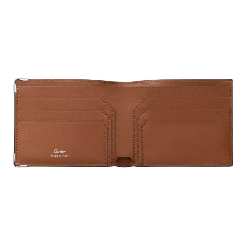 CARTIER Must De Cartier Calfskin Wallet Women's Chocolate-2