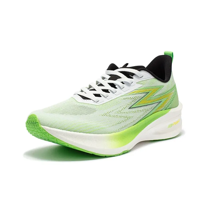 361° Fly Burn 1.5 Cushioning Anti-Slip And Wear-Resistant Breathable Coverage Low-Top Running Shoes Unisex White Green-1