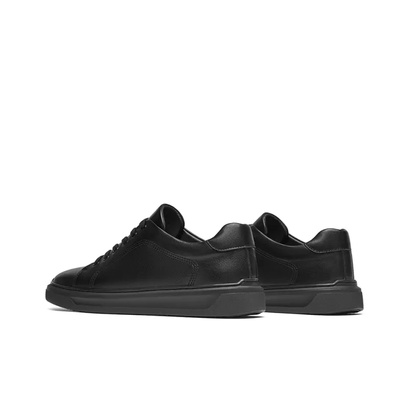 ROBERTA DI CAMERINO Anti Slip Wear Resistant Low Top Skateboard Shoes Men's Black-3