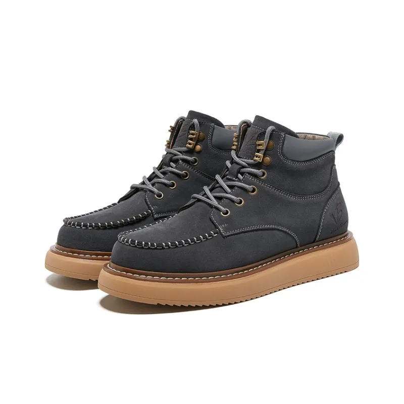 VICKI BROWN Jeans Wear-Resistant Mid-Top Casual Shoes Unisex-3