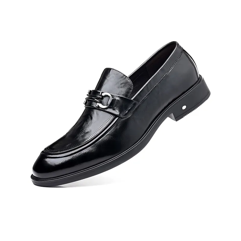 ZUWUDONG Loafers Men Black-2