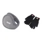 Black Touchscreen Glove+Gray Thermal Earmuff