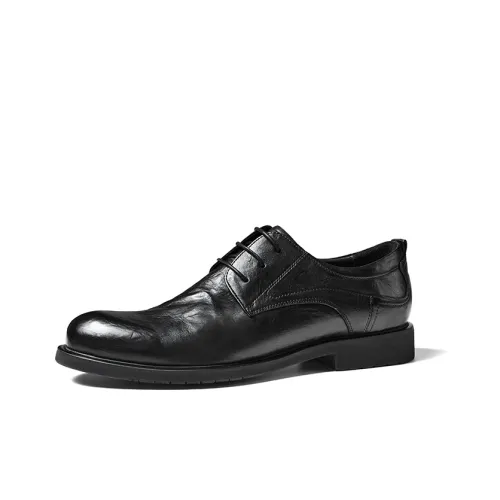 Hautton Jeans Dress Shoes Men Low-Top