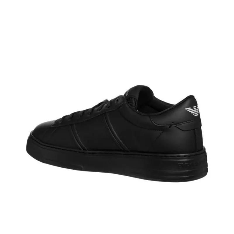 EMPORIO ARMANI Logo Printed Lace Up Sneakers-3