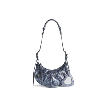 Balenciaga Le Cagole Leopard Print Xs Shoulder Bag