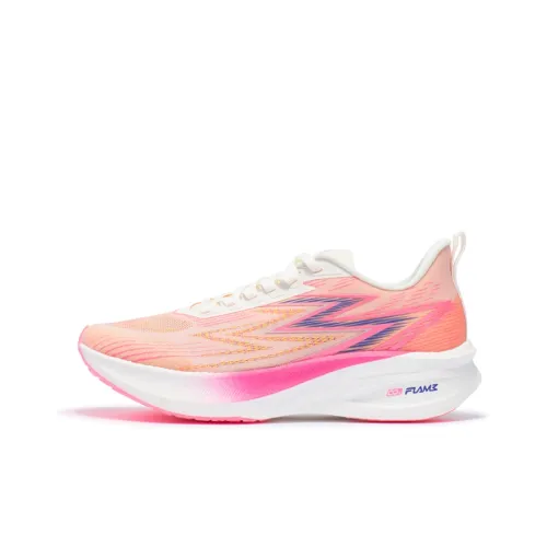 361° Fly Burn 1.5 Running Shoes Unisex Low-Top Feather White/Glowing Explosive Pink