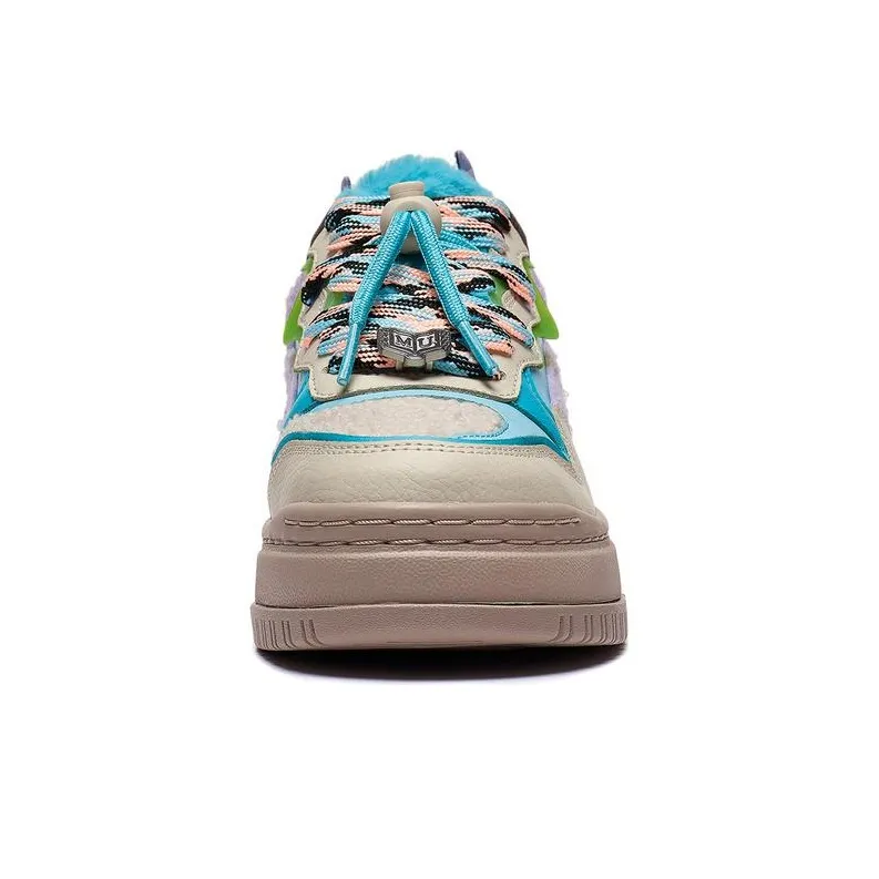 Disney x LiNing FUTURE C1 Slip Resistant Low Top Skateboard Shoes Women's Cyan-2