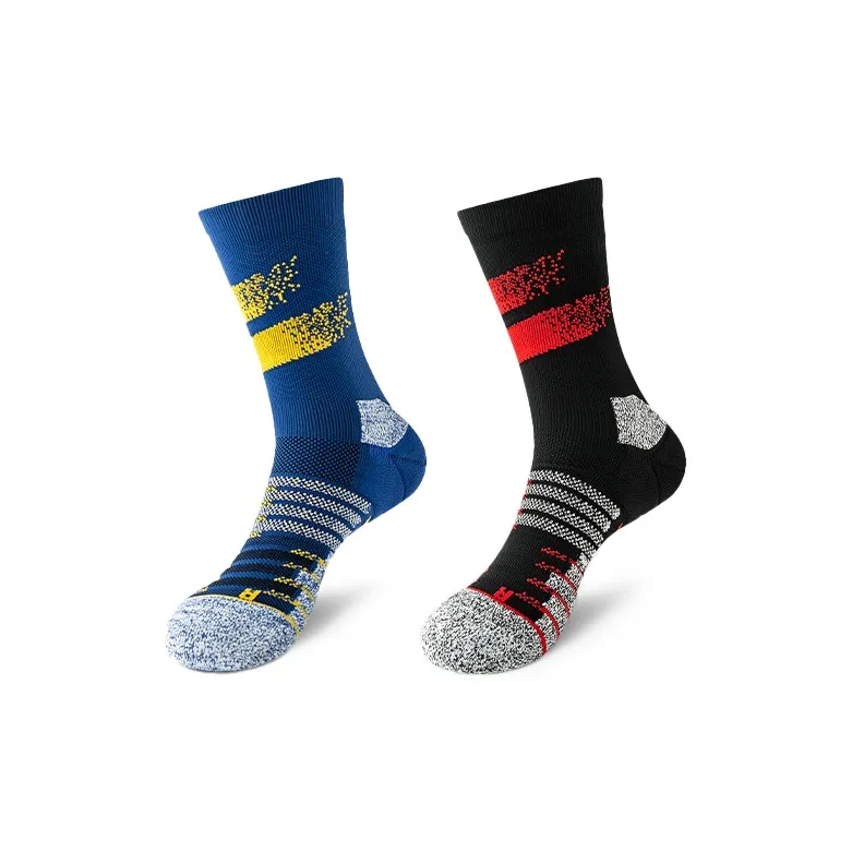 LUOLIAN Mid Calf Socks Men's 2 Pack-15