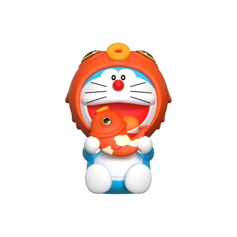 ROCK Doraemon Figure Print Year Of The Dragon New Year Aromatherapy Plush Ornament Chibi Figures-10
