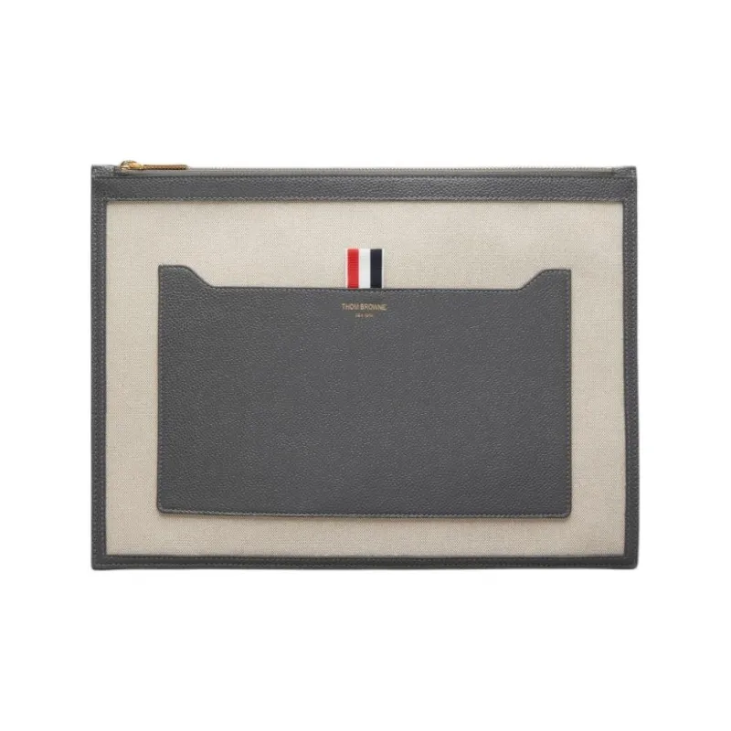 THOM BROWNE Rwb Stripe Document Holder-0