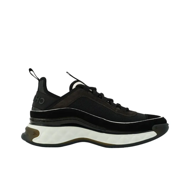 CHANEL Shock Absorbers Slip Resistant, Abrasion Resistant, Lightweight Low Top Casual Shoes Women's Black-1