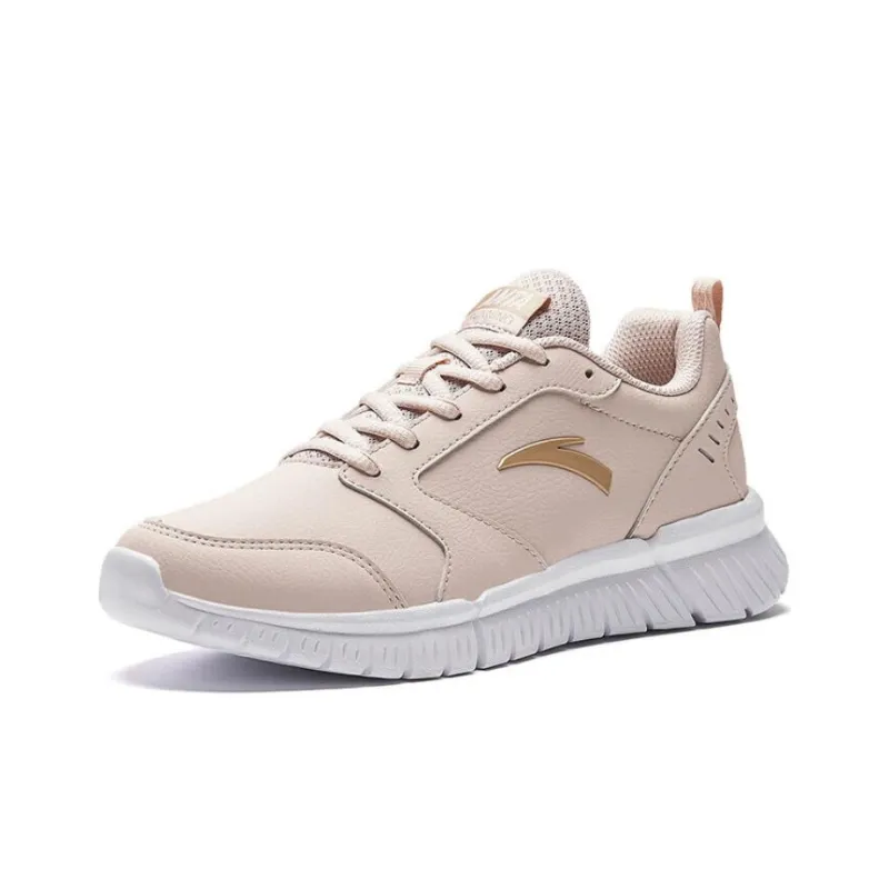 Anta Non slip Lightweight Low Top Running Shoes Women's Lotus Gray-1