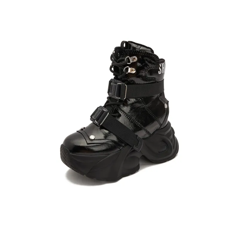 Milan Love Song Height Increasing High Top Chunky Sneakers Women's-1