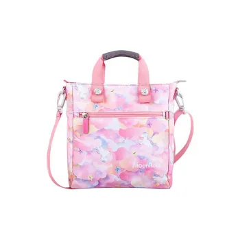 MOONROCK Polyester Portable Crossbody Bag, Shoulder Bag Unisex Pink