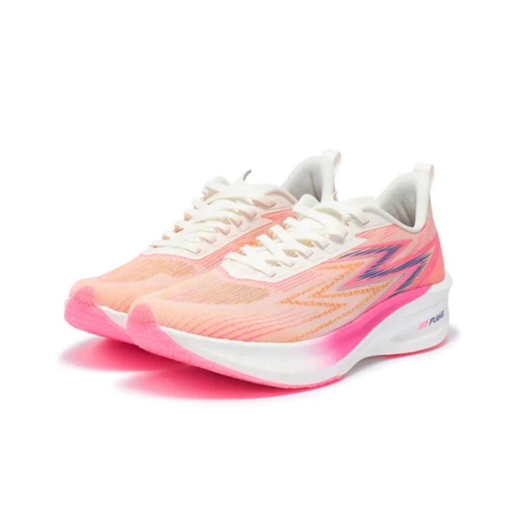 361° Fly Burn 1.5 Running Shoes Unisex Low Top Feather White/Fluorescent Blast Pink-2