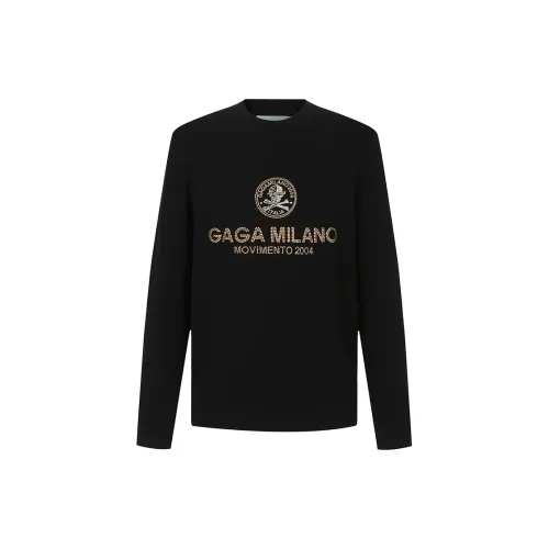 GAGAML Sweaters Men Black