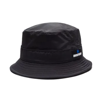 UNDEFEATED Polyester Bucket Hats Unisex Black